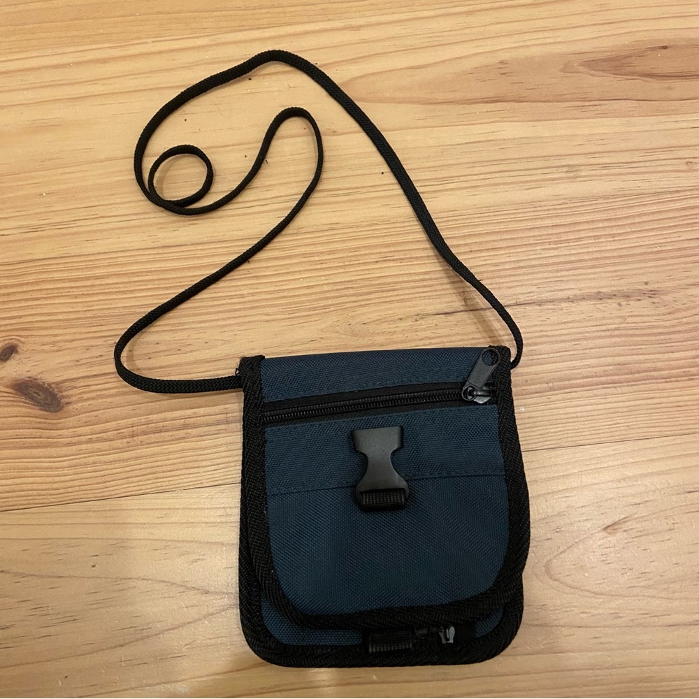 Travel wallet necklace